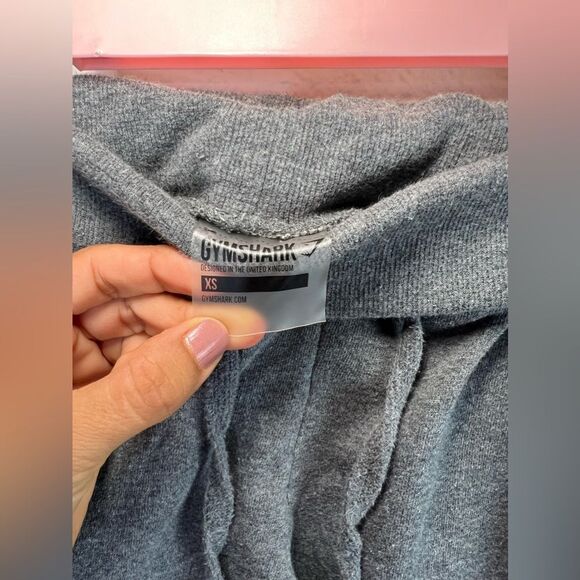 Gymshark XS grey high waist sweatpants - Picture 3 of 6